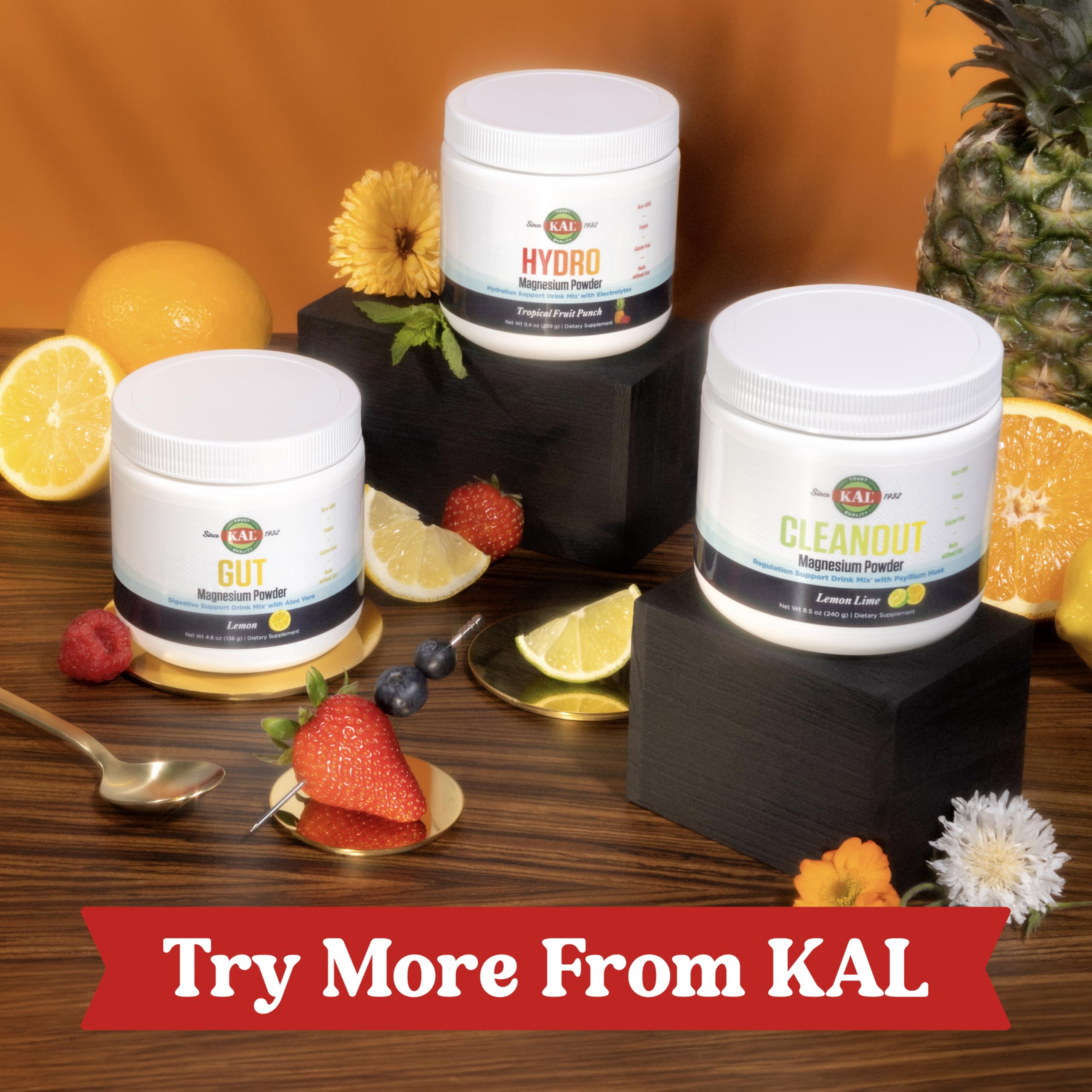 KAL Gut Magnesium Plus Aloe Vera product shot with packaging