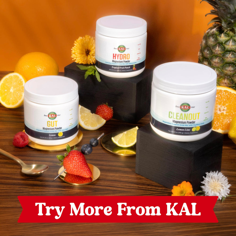 KAL Gut Magnesium Plus Aloe Vera product shot with packaging