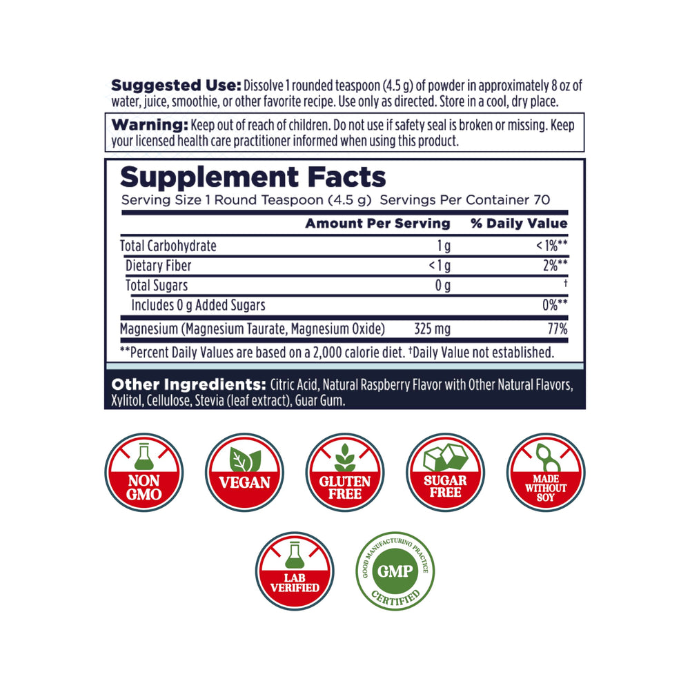 Package label highlighting vegan, non-GMO, gluten-free and sugar-free attributes