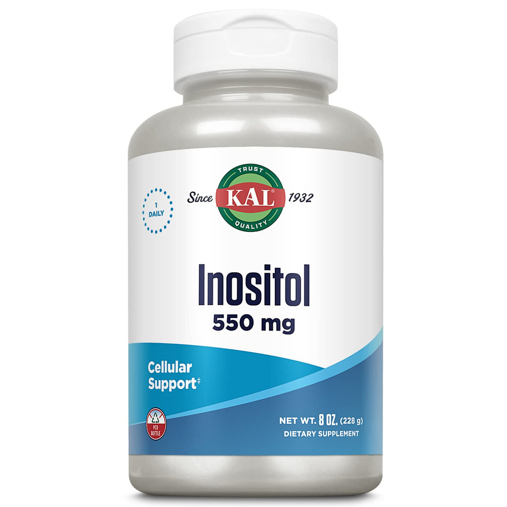 Front bottle of KAL Inositol Powder 550mg