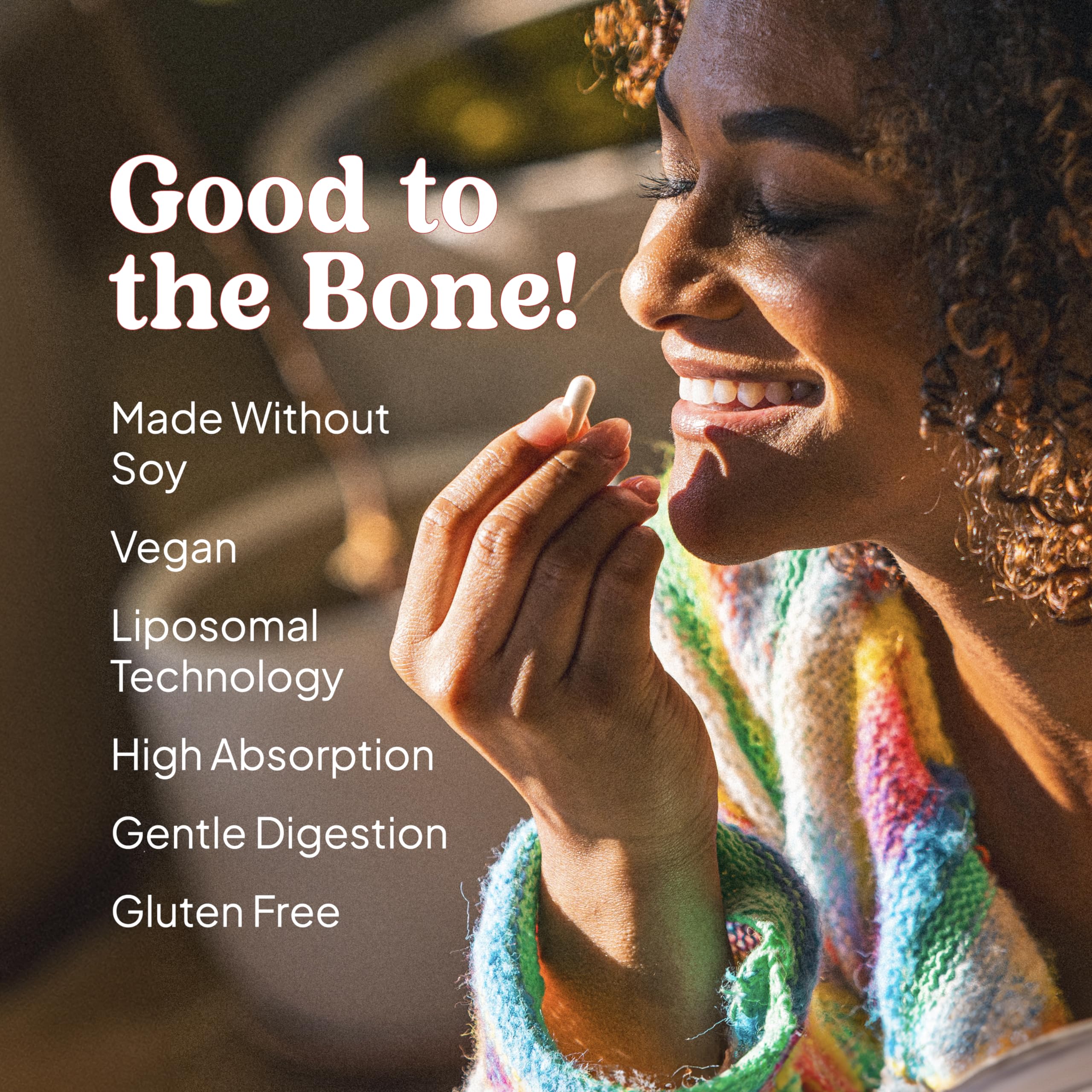 Vegan-friendly, gluten-free, no soy label