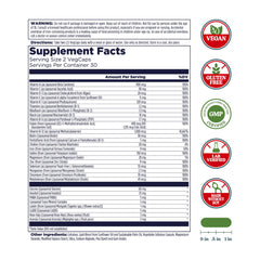 KAL Liposomal Multivitamin product label showing ingredients