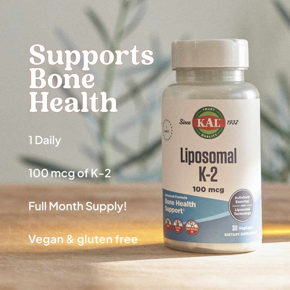 Vegan-friendly, gluten-free, soy-free MK7 Vitamin K2 formula