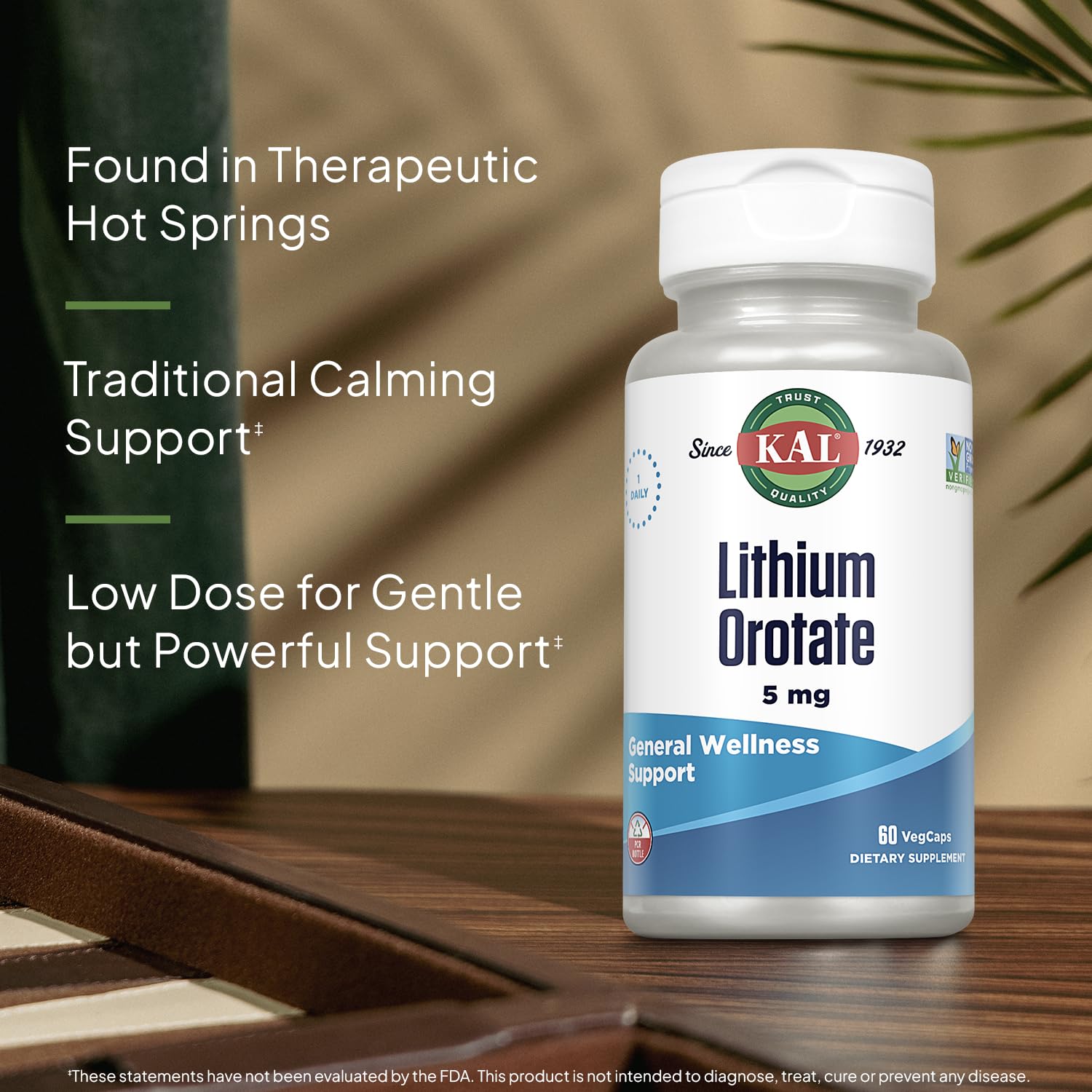 Vegan-friendly lithium Orotate capsule