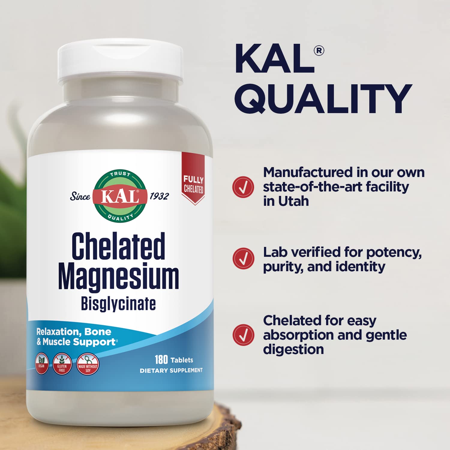 Bone health support with magnesium bisglycinate
