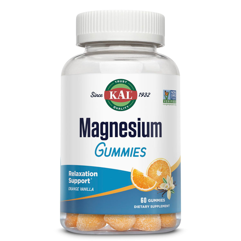 KAL Magnesium Citrate Gummies bottle with label