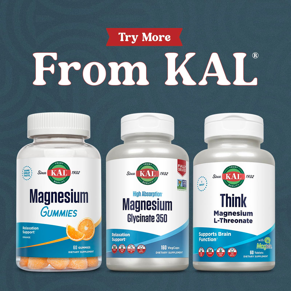 Eco-friendly PCR bottle packaging for KAL Magnesium Glycinate