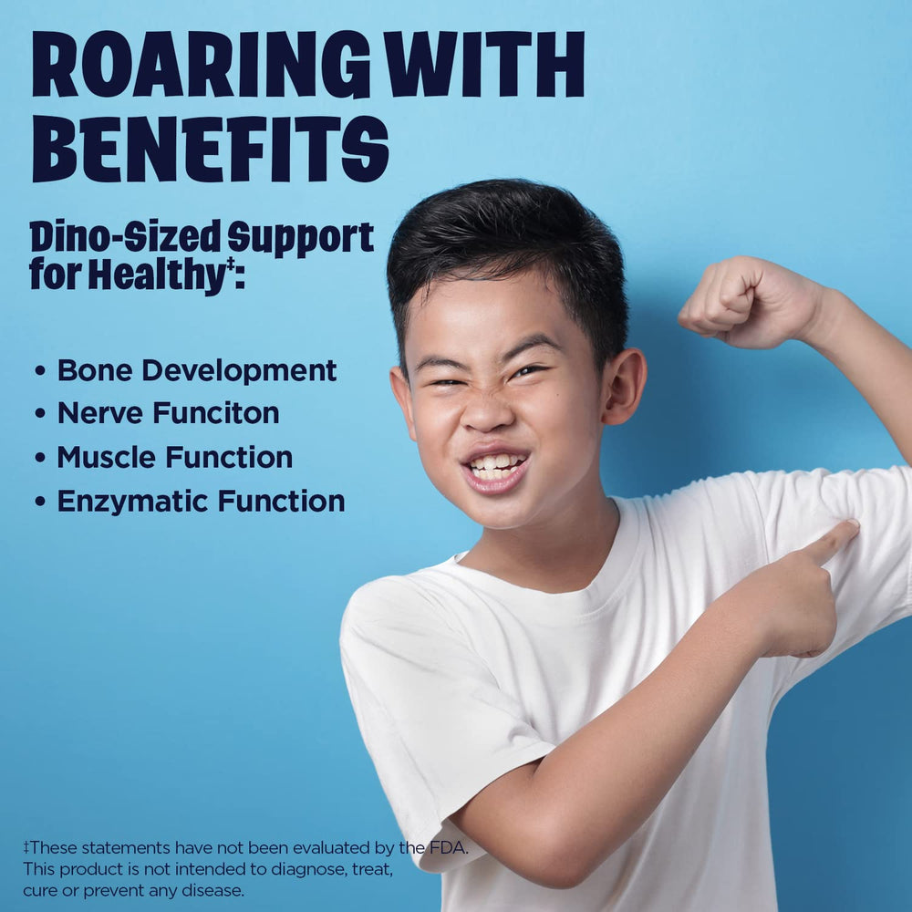 Magnesium powder being stirred into a beverage for kids