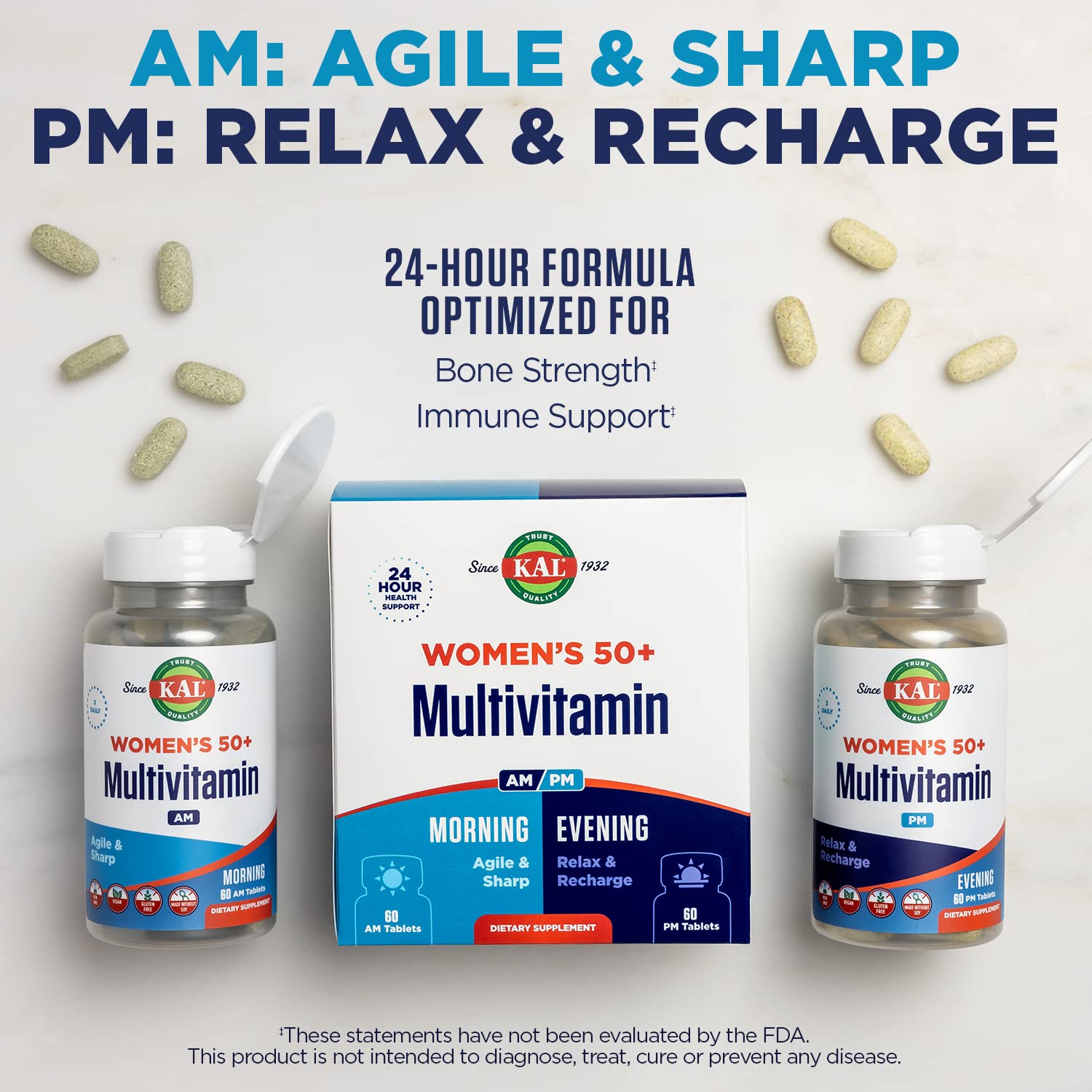 Graphic highlighting bone strength and immune support