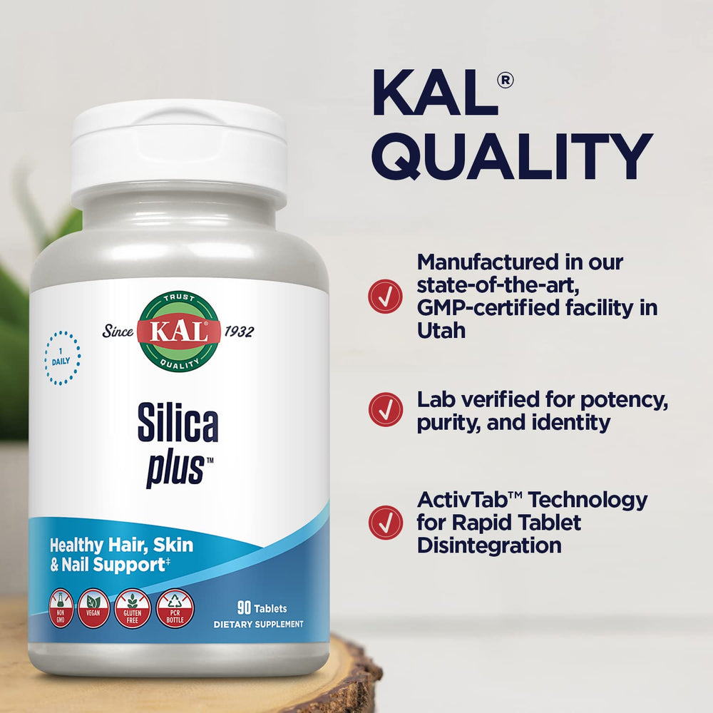 KAL Silica Plus packaging box and bottle