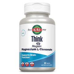 KAL Think Magnesium L-Threonate 2000 mg bottle and label