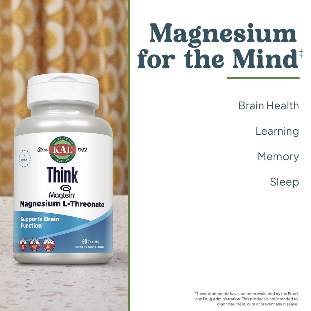 Memory and learning support graphic featuring Magtein Magnesium L-Threonate