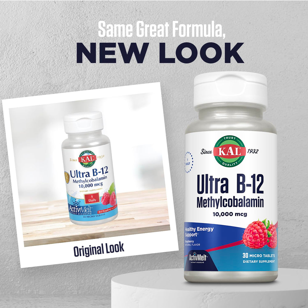 Close-up of dissolving B12 micro tablet