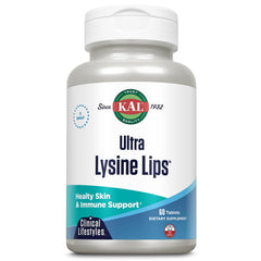 Kal Ultra Lysine Lips Tablets bottle – 60 count