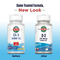 Close-up of ActivGel softgels