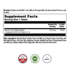 ActivMelt micro tablets dissolving in mouth