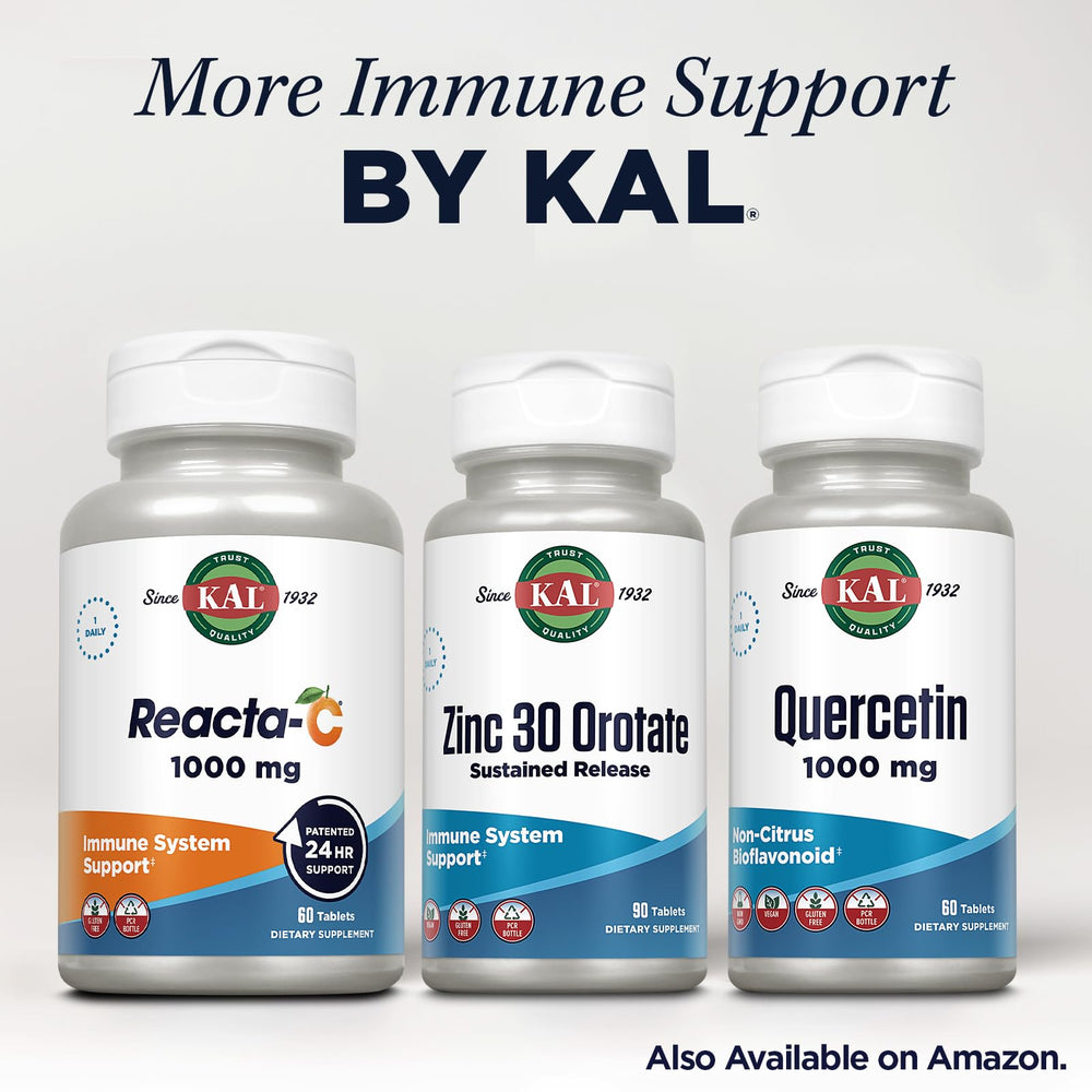 KAL Zinc Orotate bottle with 90 tablets (90 servings)