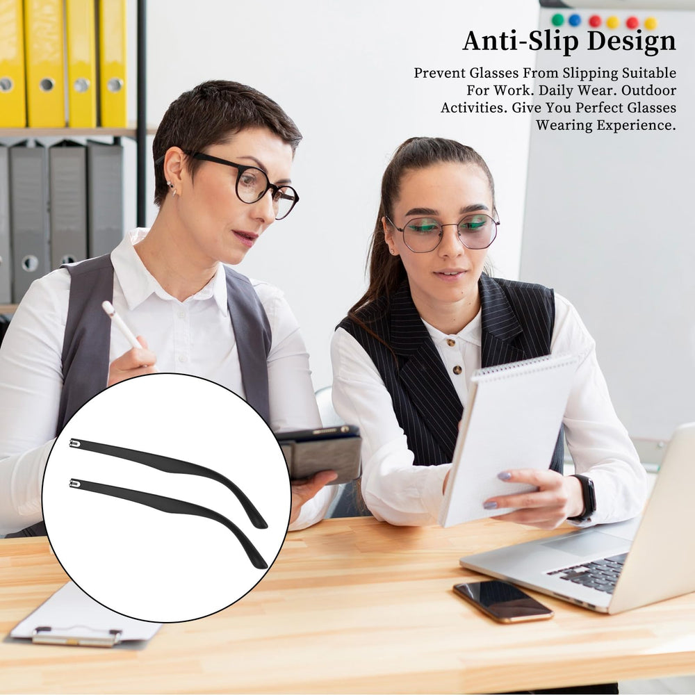 14 cm long temple arms, 0.6 cm wide