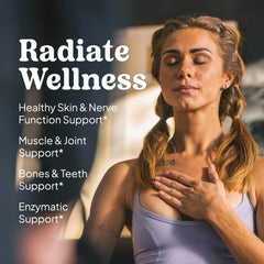 Coconut milk powder and hydrolyzed collagen ingredients