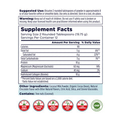 Mocha collagen creamer poured into coffee