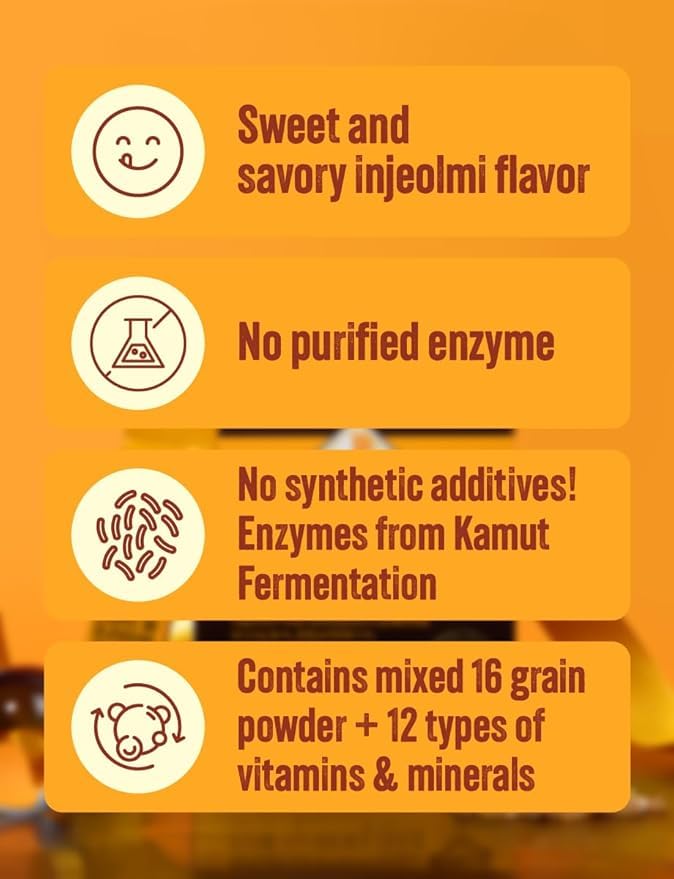 Kamut Brand Wheat Enzyme Powder Sticks Packaging