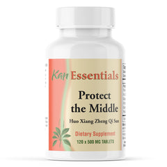Bottle of Kan Herb Protect The Middle for dogs and cats
