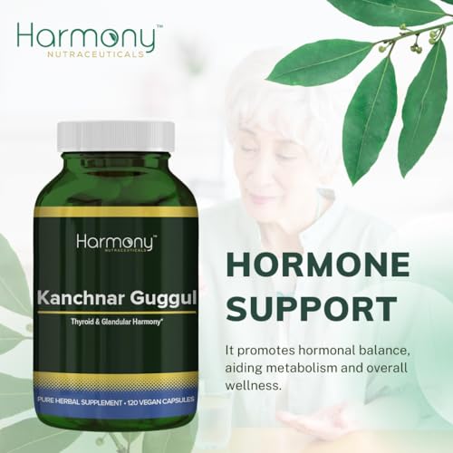 Bottle of Kanchnar Guggul 120-count capsules