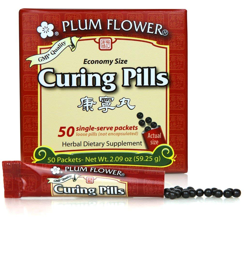 Kang Ning Wan Curing Pills Stick Pak – 50 Sticks, Plum Flower by Mayway