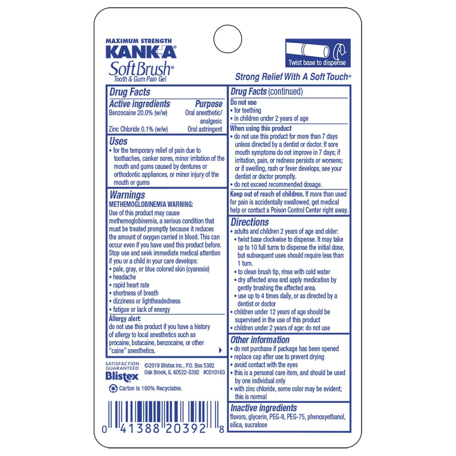 Close-up of Kank-A Soft Brush pen-like applicator