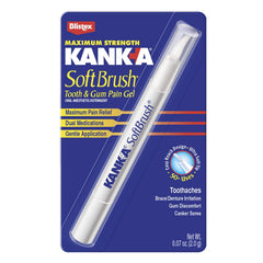 Kank-A Soft Brush Tooth Pain Gel Maximum Strength total 0.21 oz pack of 3