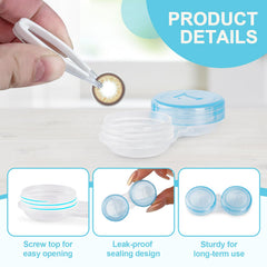 Durable ABS plastic KAOPET contact lens case close-up