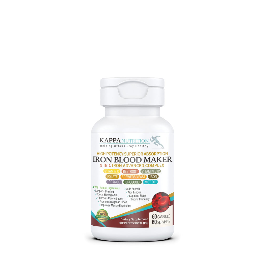 Kappa Nutrition Iron Blood Maker 9-in-1 Advanced Complex bottle front view