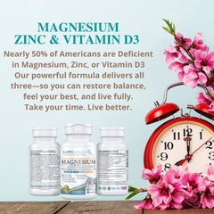 Close-up of 280mg elemental magnesium text on label