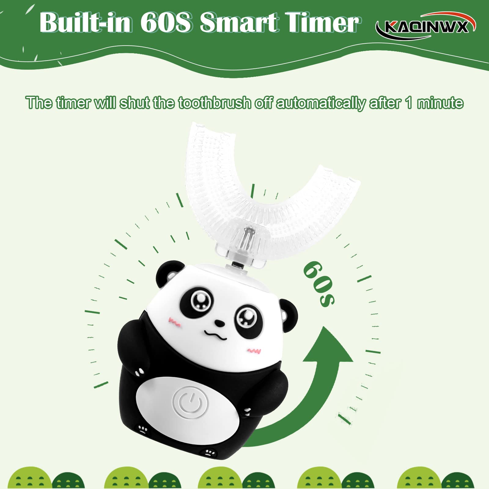 Rechargeable battery with long life for KAQINWX toddler toothbrush