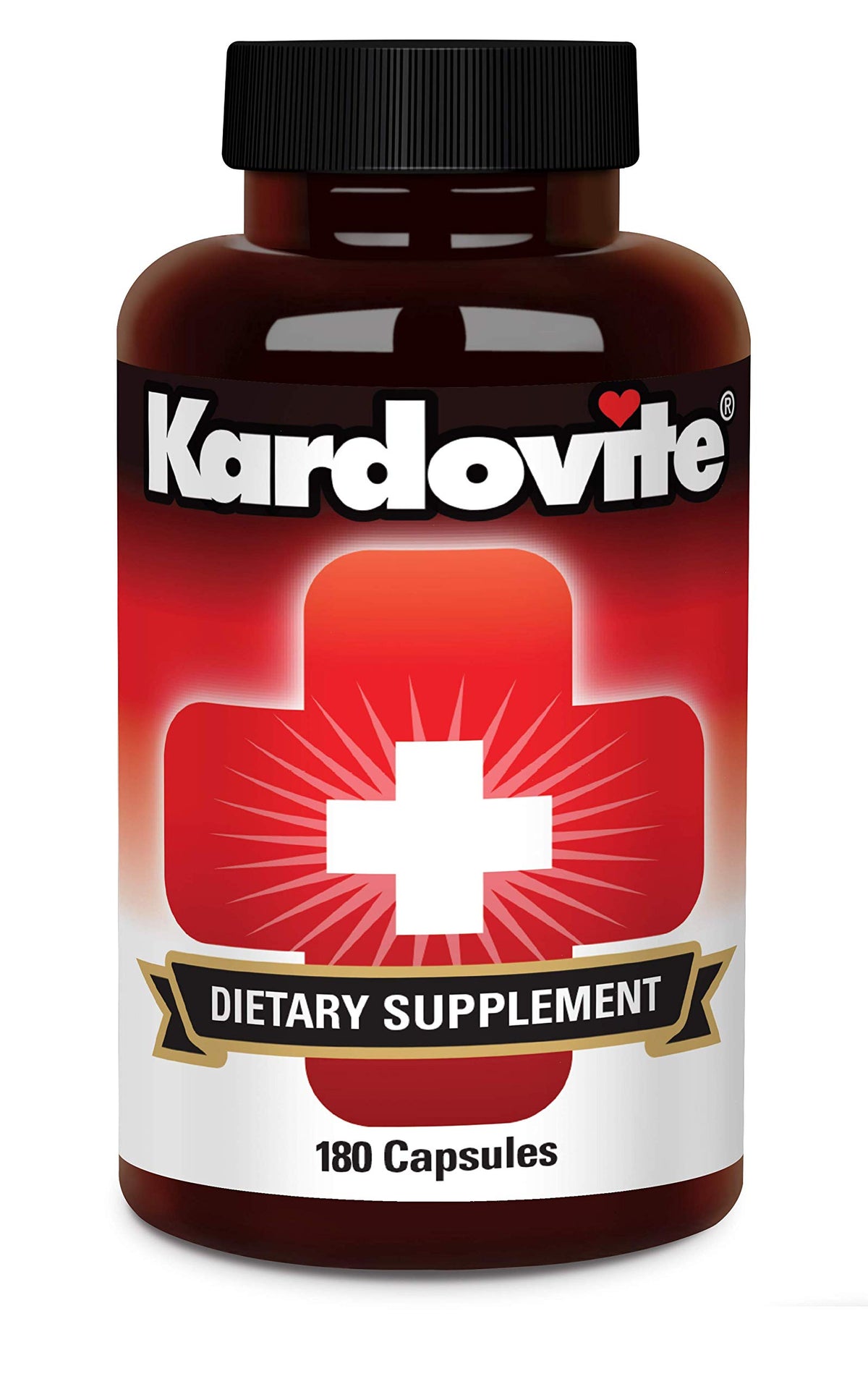 Kardovite Herbal Circulation Support Capsules bottle with 180-count label