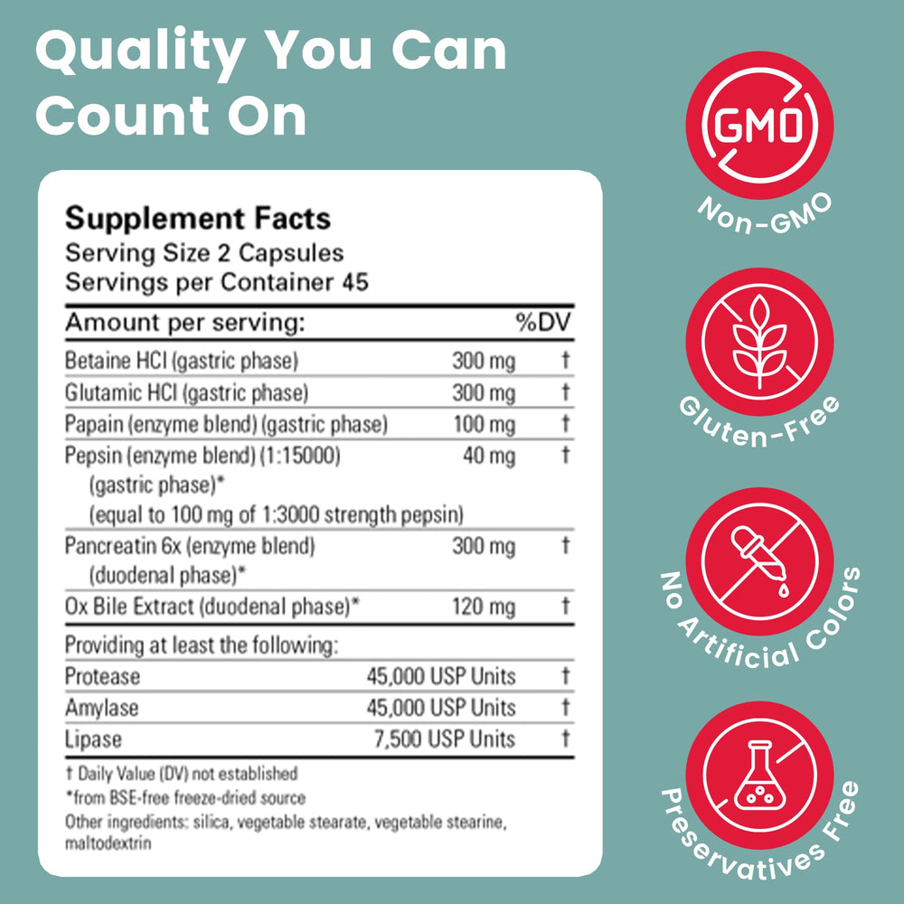 Karuna DuoZyme bottle close-up