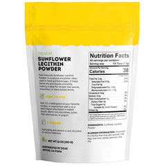 Sunflower lecithin powder used for baking and gummies, emulsification