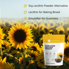 Sunflower lecithin powder used for baking