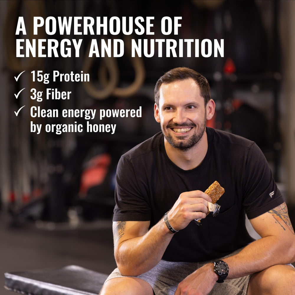 Kate's Real Food Organic Protein Bars Peanut Butter Brownie — travel-ready pack.