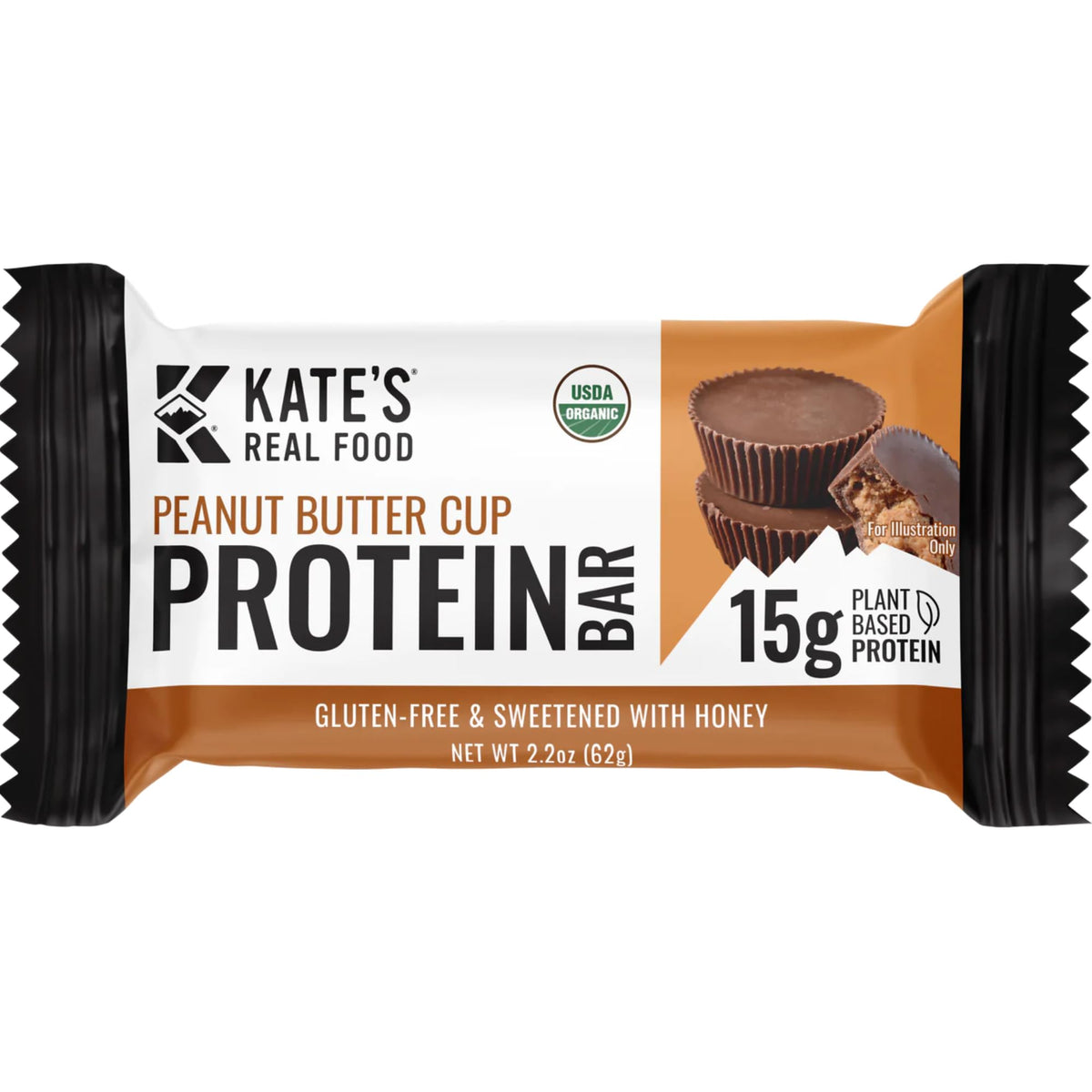 Kate's Real Food Peanut Butter Cup bar pack for convenient on-the-go energy