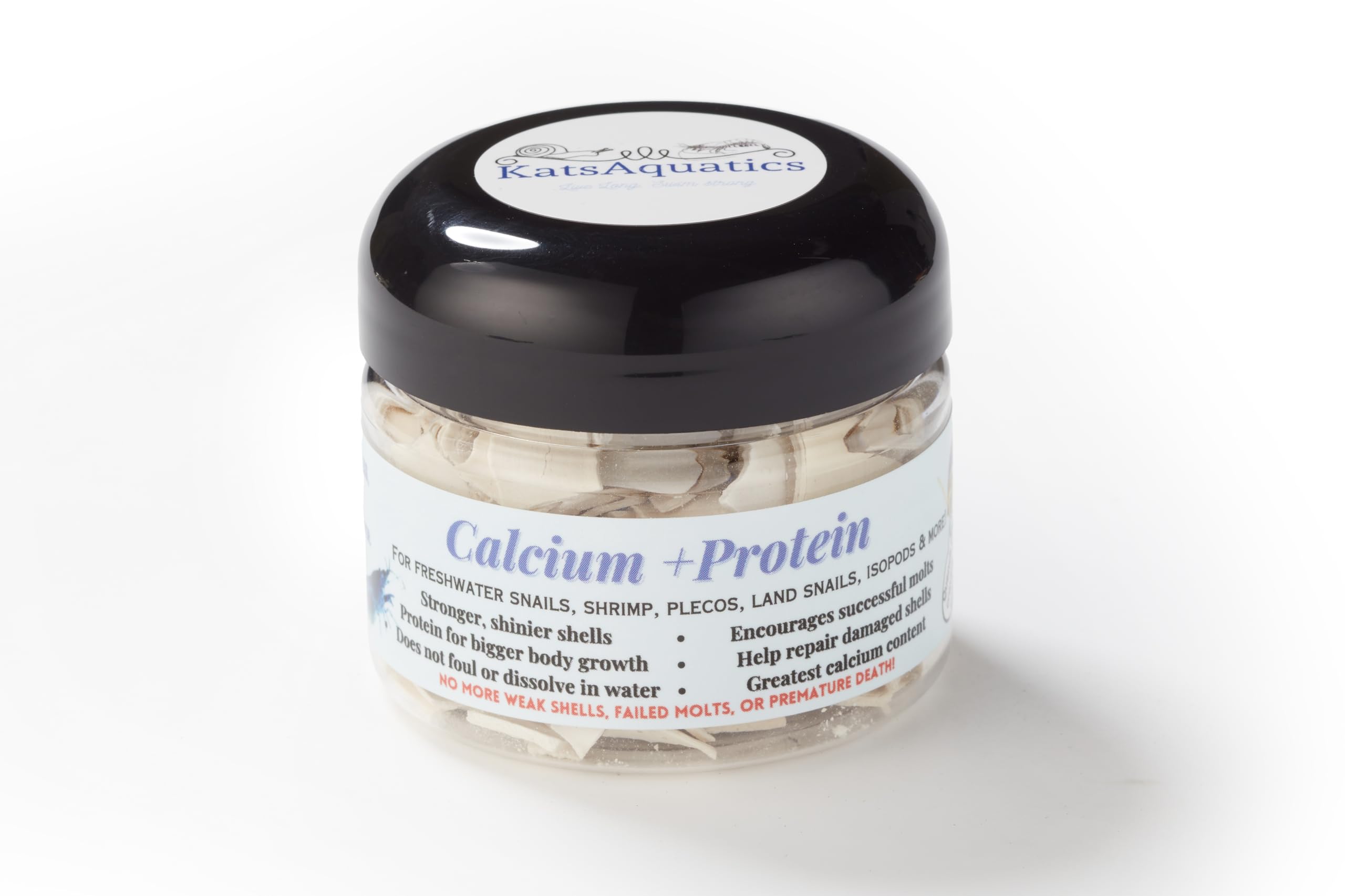 Shrimp and snails feeding on KatsAquatics tablets