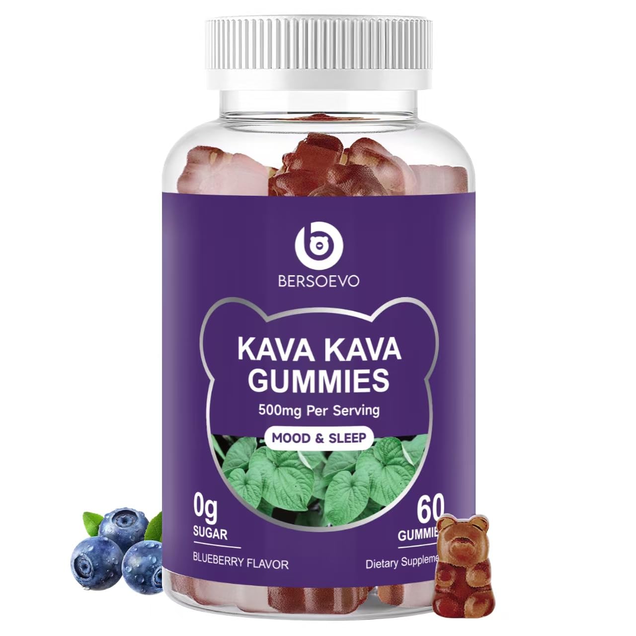 Kava Gummies 500mg front label