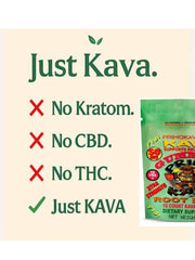 Kava Kava gummy on a white background