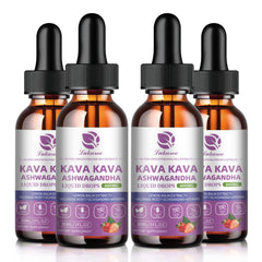 Kava Kava root extract drops bottle label
