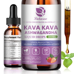 Lukaree Kava Kava Drops bottle pair (2 bottles) for 60-day supply