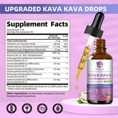 Close-up of Kava Kava root extract liquid drops
