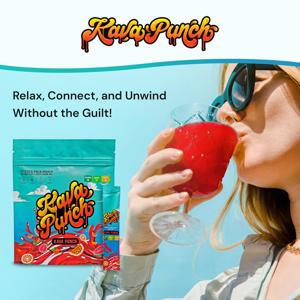 Kava Punch features kava extract as a healthy beverage alternative