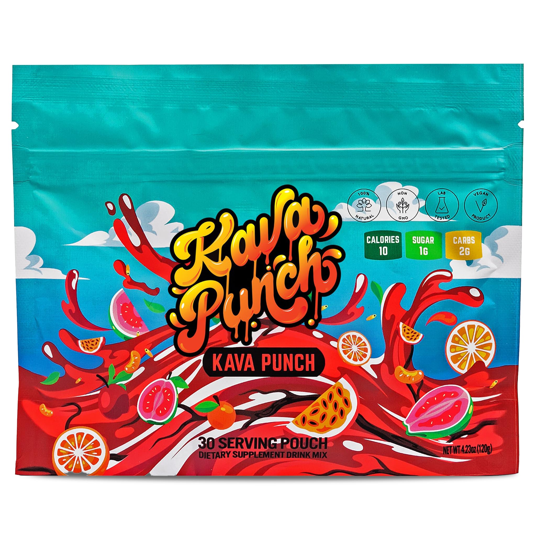 Kava Punch Relaxation Powder 30-serving pouch