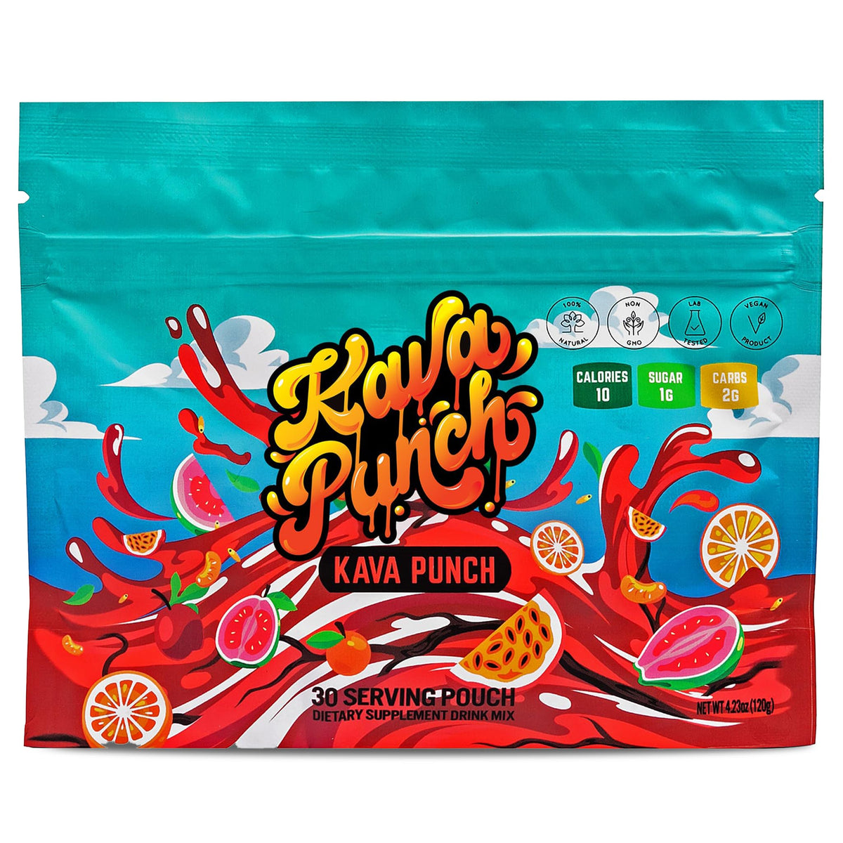 Kava Punch Relaxation Powder 30-serving pouch
