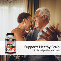 Nutrition facts panel for Kaya Naturals Berberine